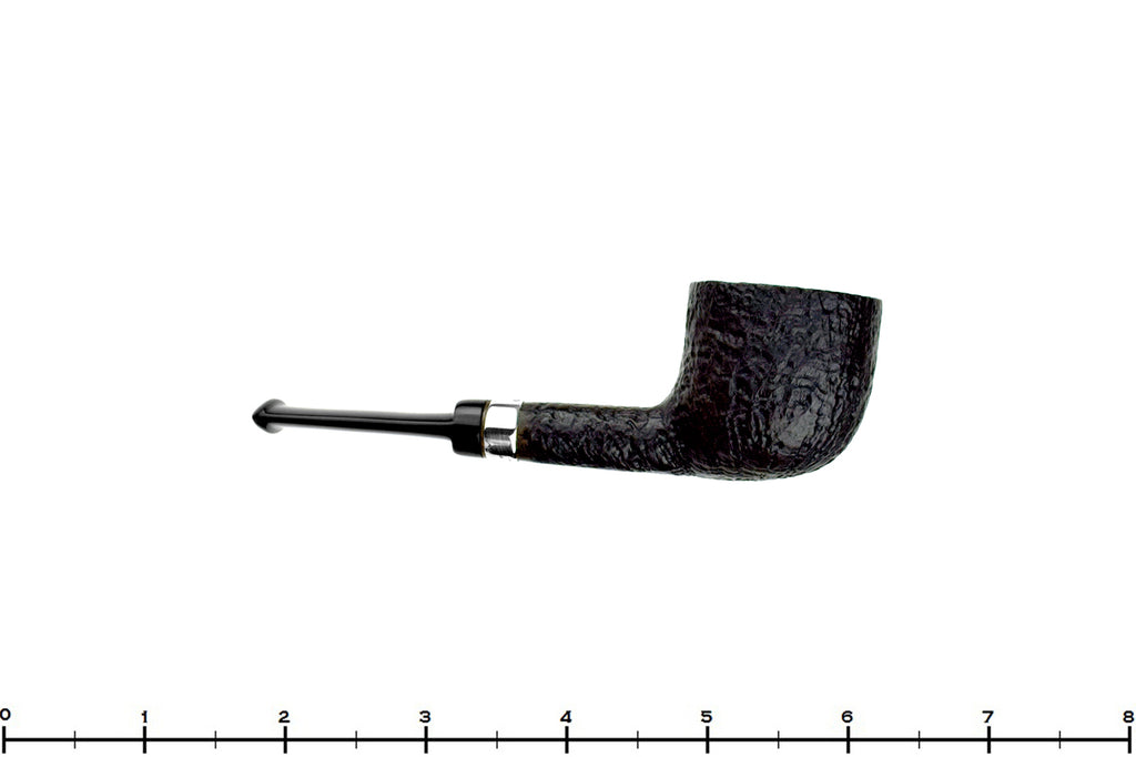 Blue Room Briars is proud to present this Foundation by Musico Sandblast Pot with Silver Estate Pipe