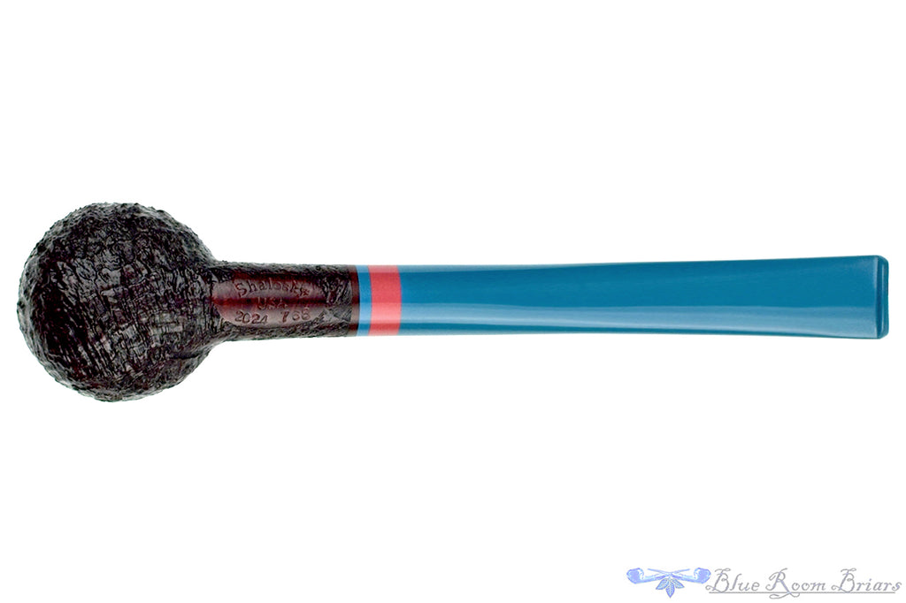 Blue Room Briars is proud to present this Bill Shlosky Pipe 768 Sandblast Prince with Ebonite