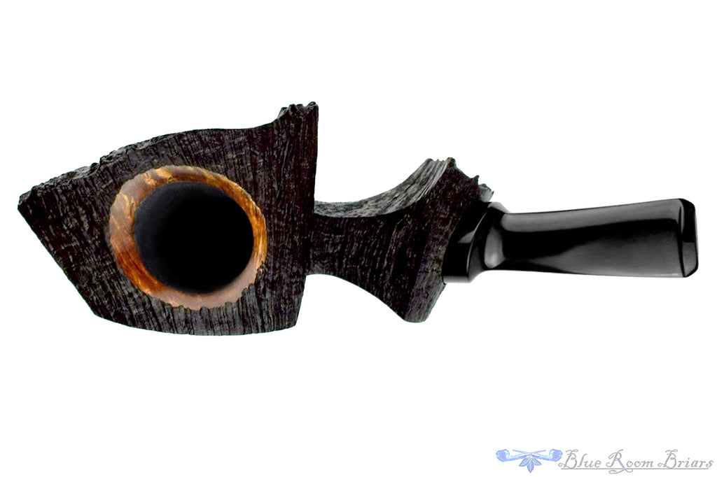 Blue Room Briars is proud to present this Jared Coles Pipe Bent Partial Blast Blowfish with Plateau