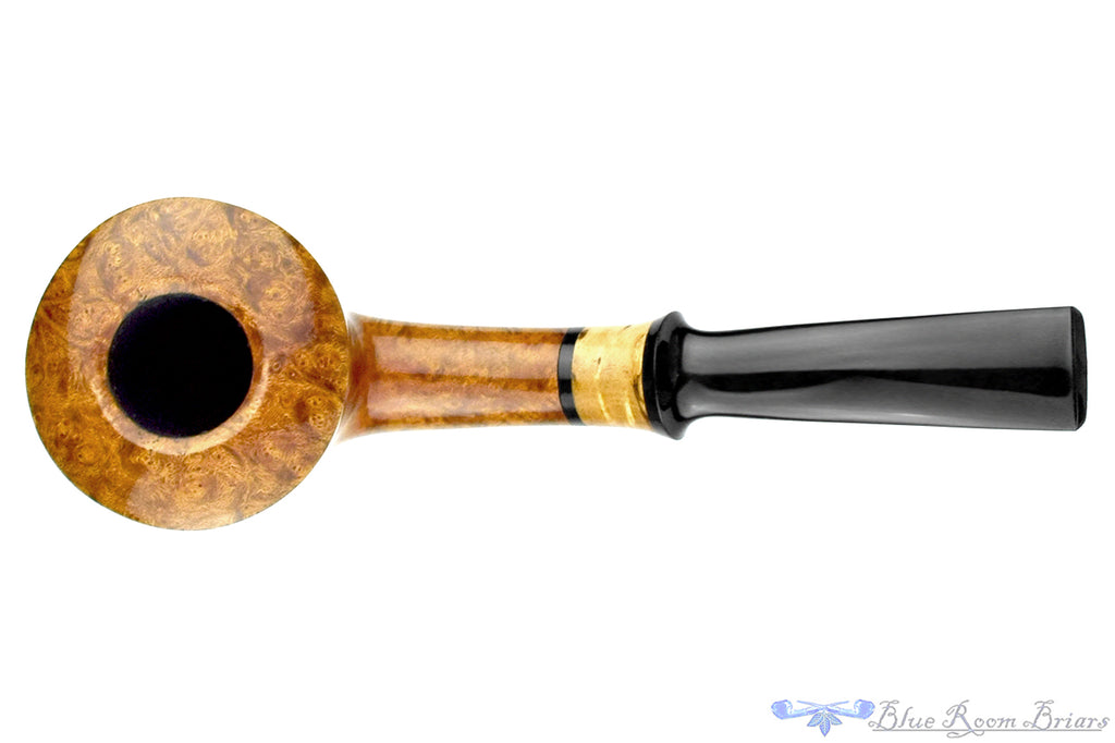 Blue Room Briars is proud to present this Brian Madsen Pipe 10 Year Anniversary 10 of 10 Bent Contrast Smooth Dublin with Masur Birch