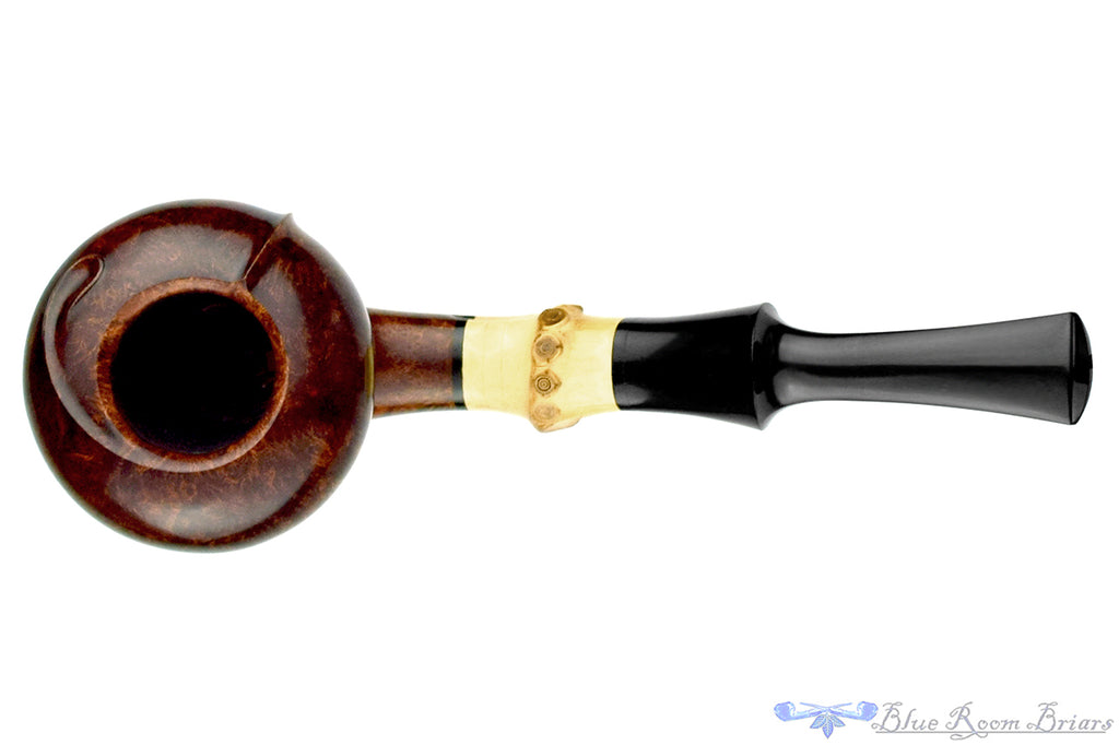 Jesek Pipe By Martin Paljesek Bent Strawberry with Bamboo