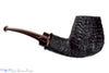 Blue Room Briars is proud to present this Bill Shalosky Pipe 782 Bent Black Blast Billiard with Guinea Ebony and Brindle