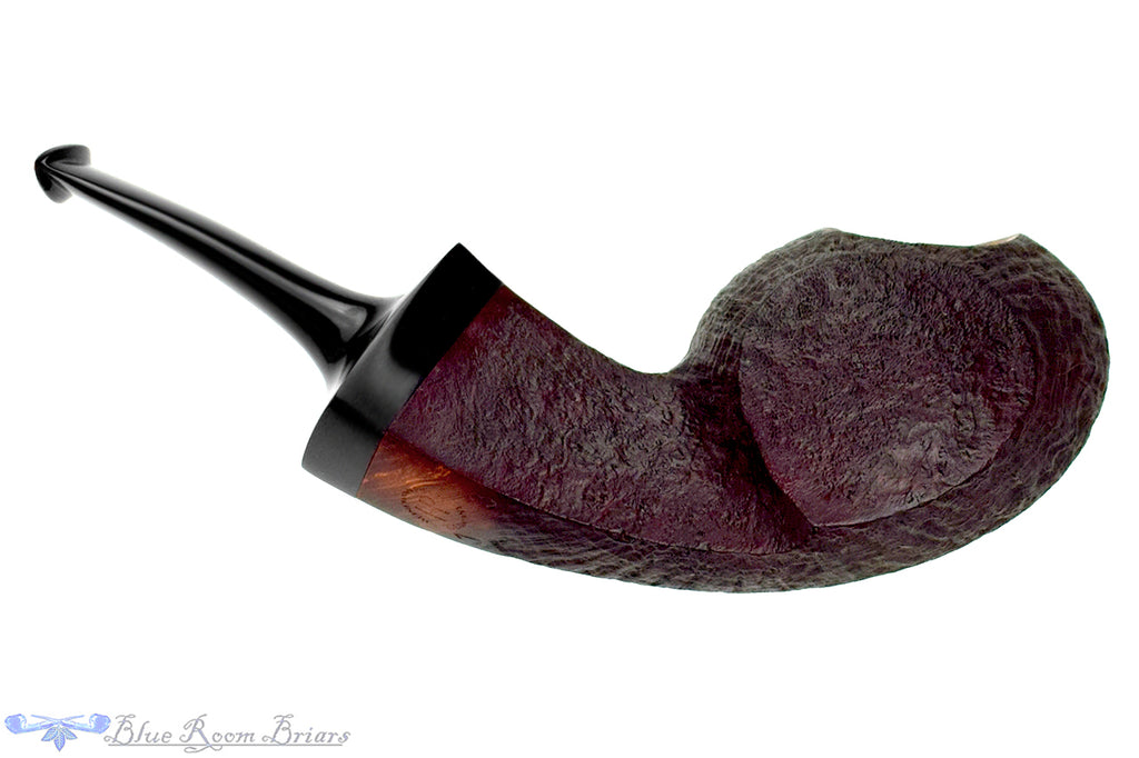 Blue Room Briars is proud to present this Dirk Heinemann Pipe Bent Sandblast Curved Blowfish