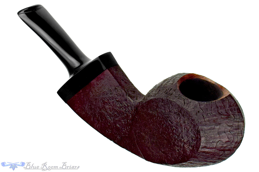 Blue Room Briars is proud to present this Dirk Heinemann Pipe Bent Sandblast Curved Blowfish