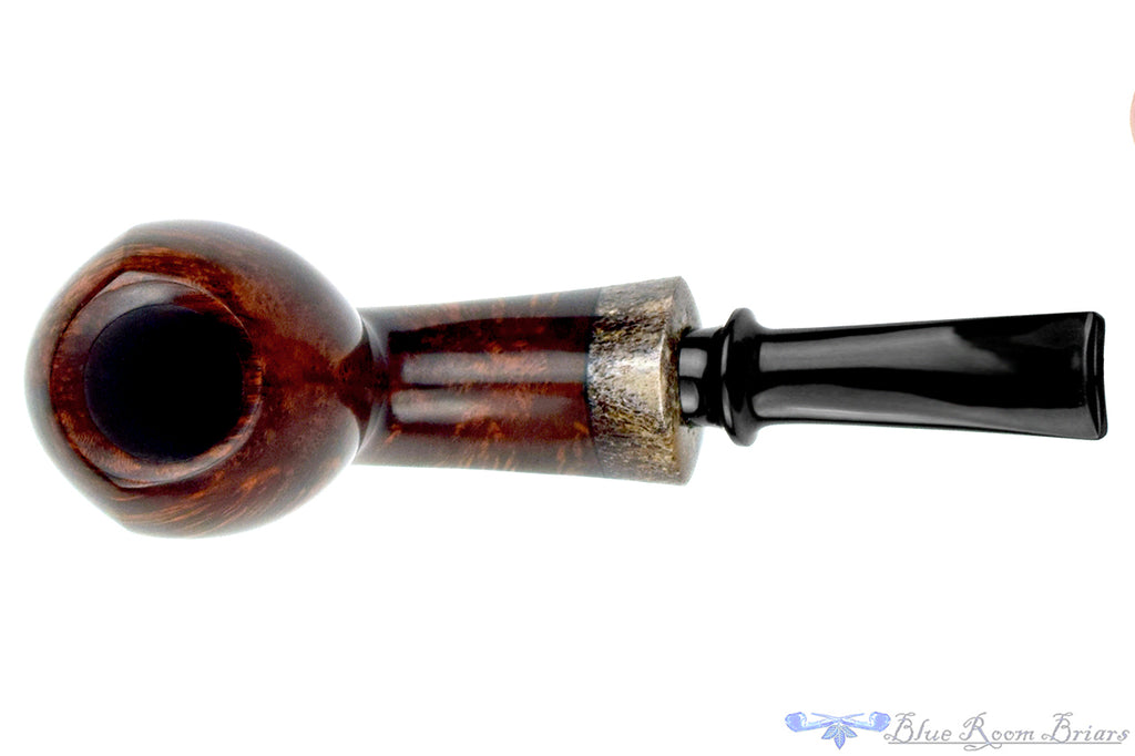 Blue Room Briars is proud to present this Dirk Heinemann Pipe Bent Cobra with Horn