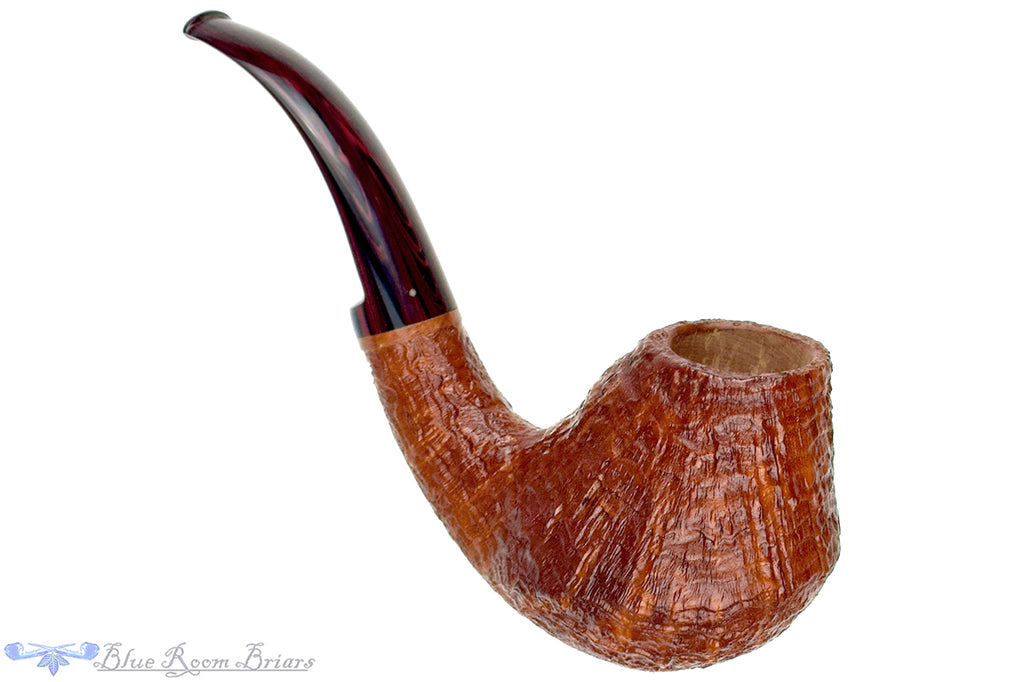 Blue Room Briars is proud to present this Chris Morgan Pipe Bent Ring Blast Volcano with Brindle