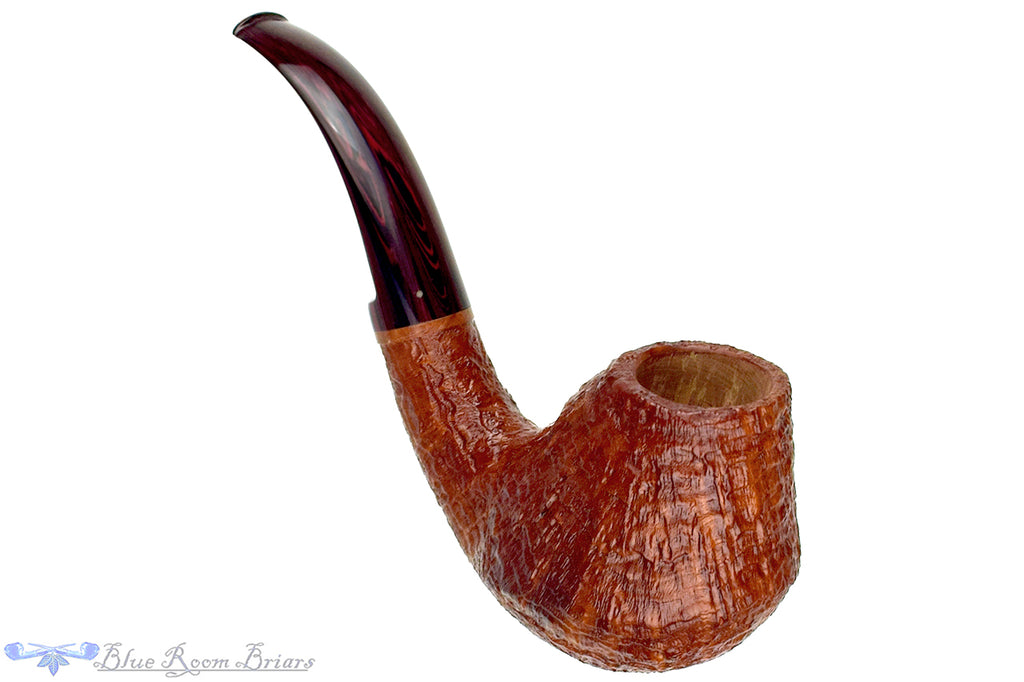 Blue Room Briars is proud to present this Chris Morgan Pipe Bent Ring Blast Volcano with Brindle