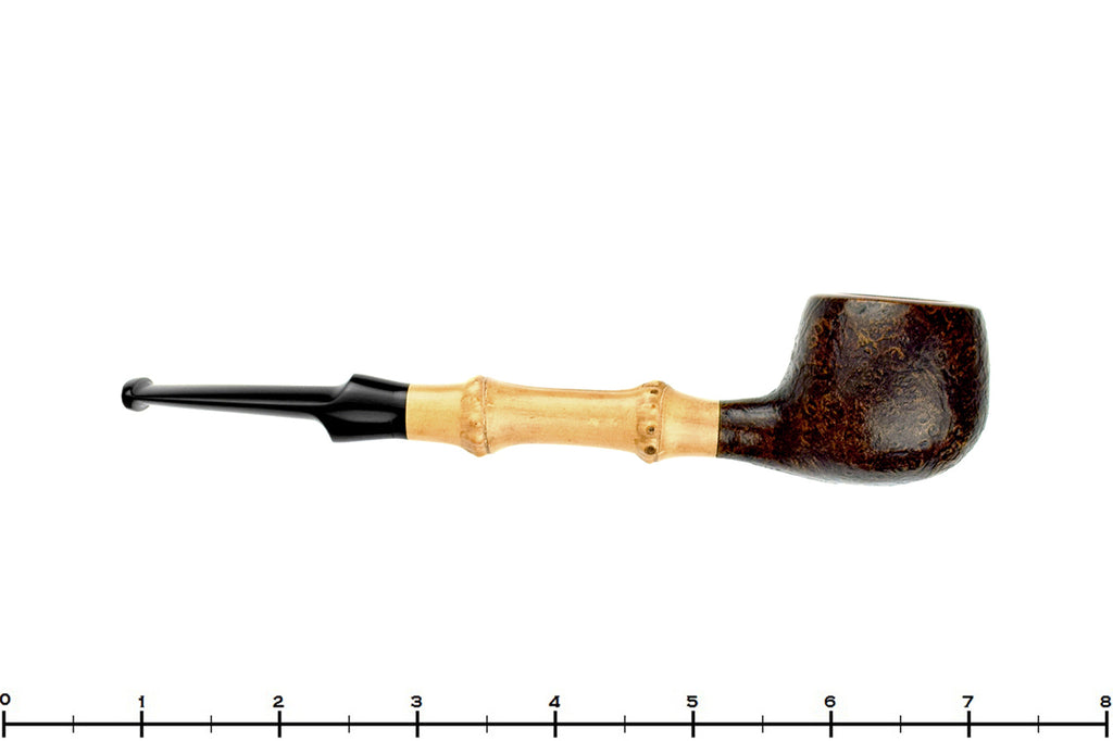 Blue Room Briars is proud to present this Charl Goussard Pipe Contrast Blast Apple with Bamboo