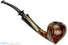 Blue Room Briars is proud to present this George Boyadjiev Pipe 824 Grade A Bent Acorn with Buffalo Horn Shank