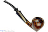 Blue Room Briars is proud to present this George Boyadjiev Pipe 824 Grade A Bent Acorn with Buffalo Horn Shank