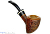 Blue Room Briars is proud to present this Russ Cook Pipe 2307 Sandblast Pickaxe with Ivorite