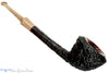 Blue Room Briars is proud to present this Nate King Pipe 771 Sandblast Panel Shank Dublin with Brindle