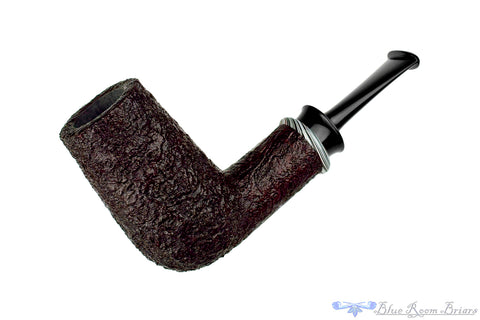 Bill Shalosky Pipe 668 Bent Contrast Ring Blast Fan Dublin with Cocobolo