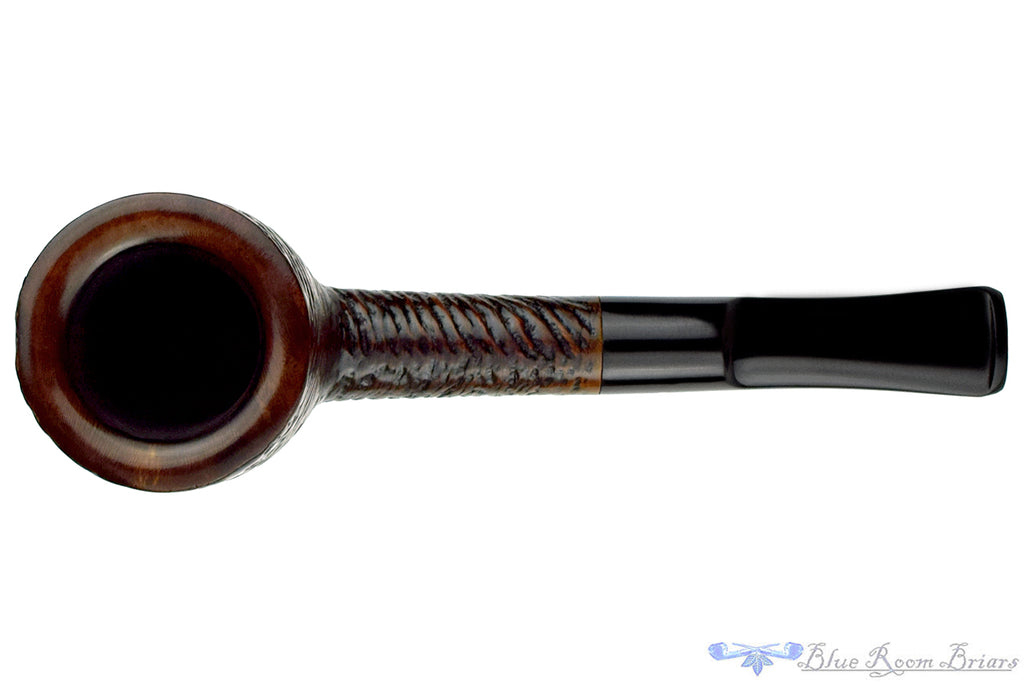 Blue Room Briars is proud to present this Sasieni Four Dot Rustic Moorgate Pot Sitter Estate Pipe