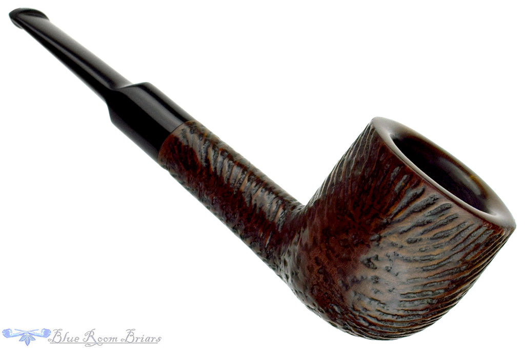 Blue Room Briars is proud to present this Sasieni Four Dot Rustic Moorgate Pot Sitter Estate Pipe