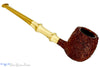 Blue Room Briars is proud to present this Nate King Pipe 388 Brown Blast Apple with Bamboo and Bakelite