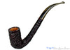 Blue Room Briars is proud to present this Max Capps Pipe Bent Bore Ring Blast Billiard with Brindle