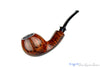 Blue Room Briars is proud to present this Benjamin Westerheide Pipe 1/4 Bent Danish Apple with Cat's Eye Shank