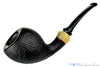 Blue Room Briars is proud to present this Steve Morrisette Pipe Bent Sandblast Egg with Horn