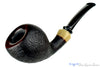 Blue Room Briars is proud to present this Steve Morrisette Pipe Bent Sandblast Egg with Horn