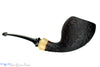 Blue Room Briars is proud to present this Steve Morrisette Pipe Bent Sandblast Egg with Horn