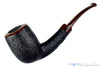 Blue Room Briars is proud to present this Steve Morrisette Pipe Black Blast Bent Billiard with Cumberland