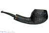 Blue Room Briars is proud to present this Jerry Crawford Pipe 1/4 Bent Black Blast Teapot with Oval Shank