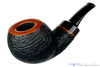 Blue Room Briars is proud to present this Alexander Sokolik Pipe 1/4 Bent Ring Blast Danish Apple