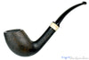 Blue Room Briars is proud to present this Charl Goussard Pipe Bent Sandblast Egg with Horn