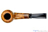 Blue Room Briars is proud to present this Jerry Crawford Pipe Tiger Striped Danish Apple with Asian Ox Horn