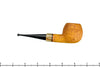 Blue Room Briars is proud to present this Jerry Crawford Pipe Tan Blast Apple with Ox Horn