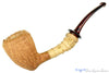 Blue Room Briars is proud to present this Jesek Pipes (Martin Paljesek) Natural Ringblast Acorn with Bamboo and Primavera Wood