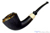 Jesek Pipes (Martin Paljesek) 1/4 Bent Sandblast Dublin with Faux Ivory and Plateau