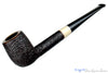 Jerry Crawford Pipe Sandblast Bing Billiard with Ivorite Inlay