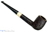 Jerry Crawford Pipe Sandblast Bing Billiard with Ivorite Inlay