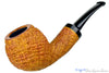 Blue Room Briars is proud to present this Jerry Crawford Pipe 1/4 Bent Golden Ring Blast Egg