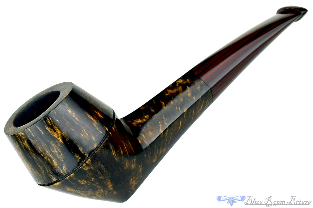 Blue Room Briars is Proud to Present this Andrea Gigliucci Pipe 1/4 Bent Bulldog with Brindle Stem