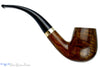 Blue Room Briars is proud to present this Jobey Charcoal Filter 145X 1/2 Bent Billiard with 14k Gold Filled Band Estate Pipe