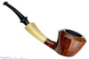 Blue Room Briars is proud to present this Nate King Pipe 548 High-Contrast Dublin with Horn