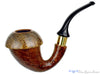 Johny Pipes Calabah 2021 Sandblast Calabash with Brass with Walnut