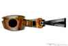 Blue Room Briars is proud to present this Joseph Skoda Pipe Bent Blowfish with Exotic Wood