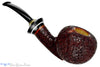 Blue Room Briars is proud to present this Joseph Skoda Pipe Cracked Shell Bent Apple with Brindle and Ivorite