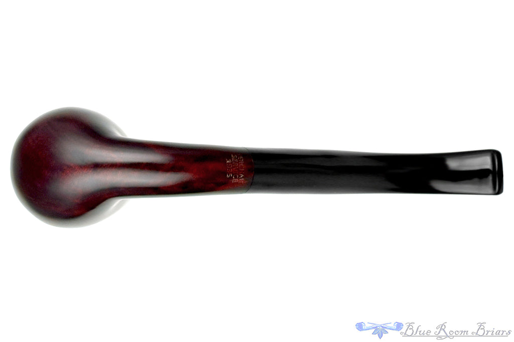 Blue Room Briars is proud to present this Merchant Service Pipe "1935" Antique Red Bent Billiard