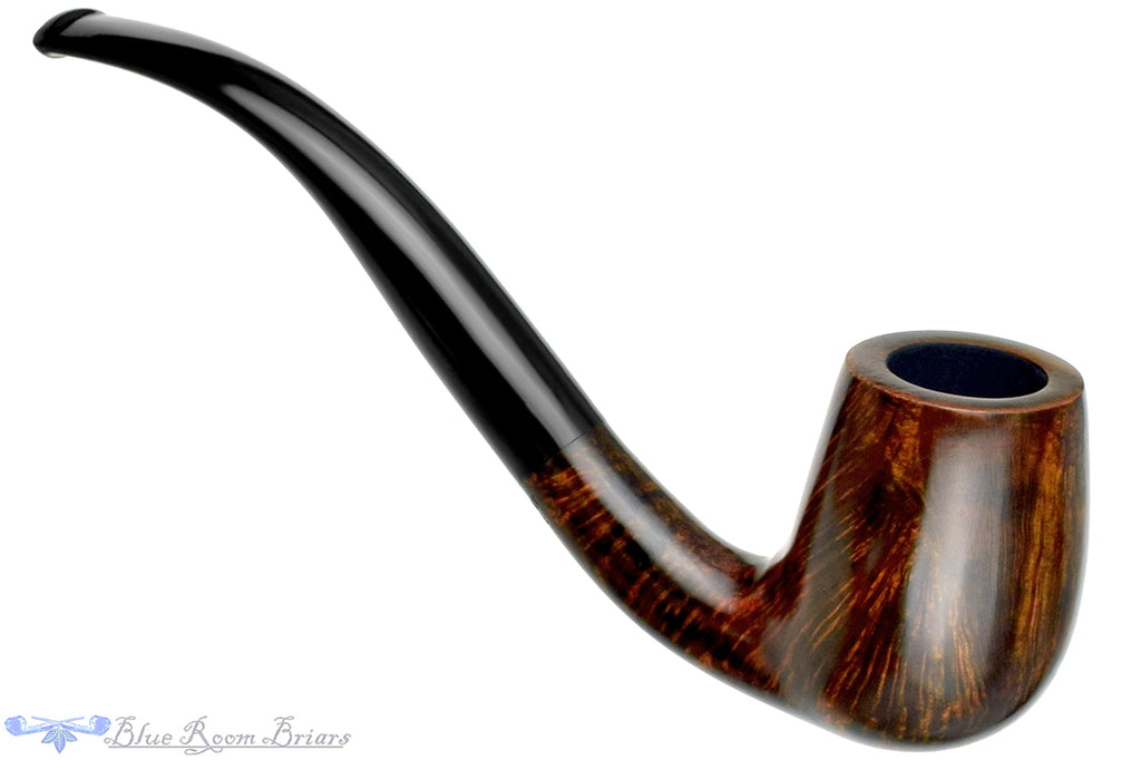 Blue Room Briars is proud to present this Merchant Service Pipe "1935" Chestnut Bent Billiard