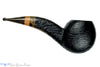 Blue Room Briars is proud to present this Dr. Bob Pipe (PPP) Black Blast Hawkbill with Briar and Brindle