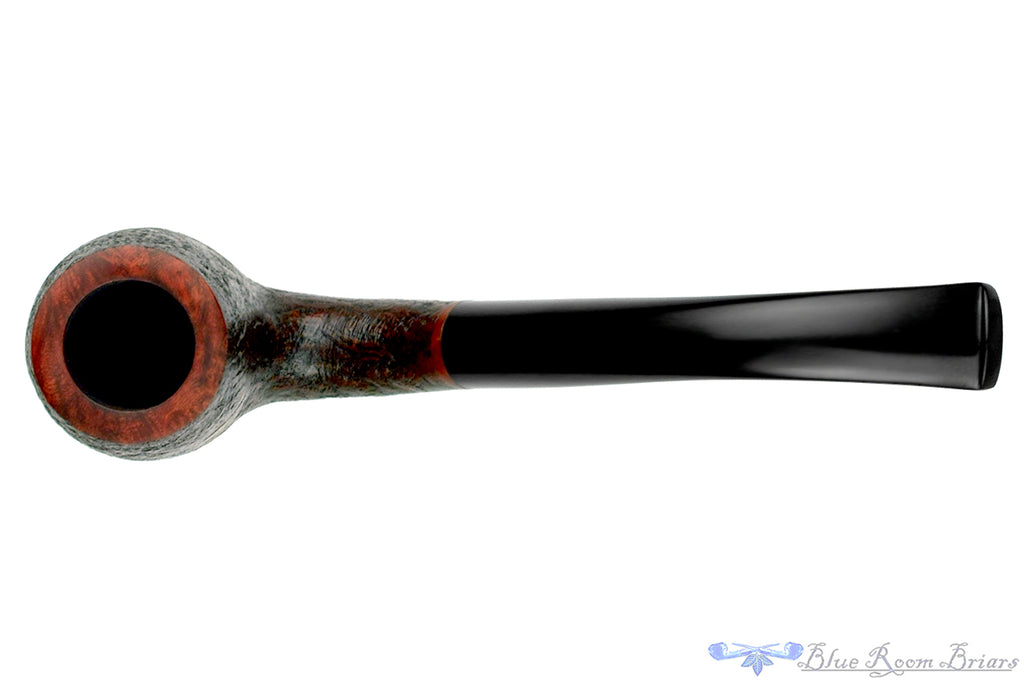 Blue Room Briars is proud to present this Merchant Service Pipe "1935" Sandblast Bent Billiard