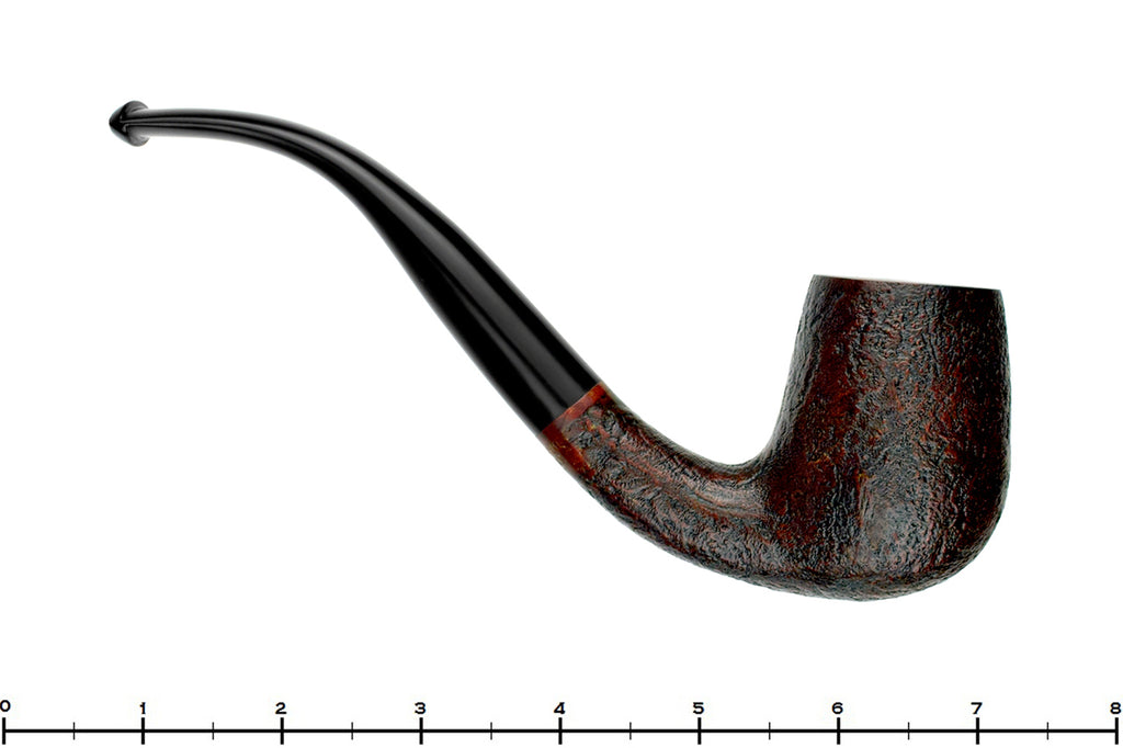 Blue Room Briars is proud to present this Merchant Service Pipe "1935" Sandblast Bent Billiard