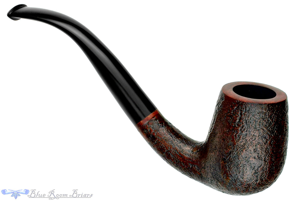 Blue Room Briars is proud to present this Merchant Service Pipe "1935" Sandblast Bent Billiard