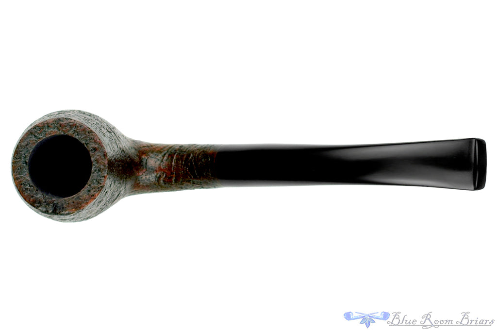 Blue Room Briars is proud to present this Merchant Service Pipe "1935" Sandblast Bent Billiard