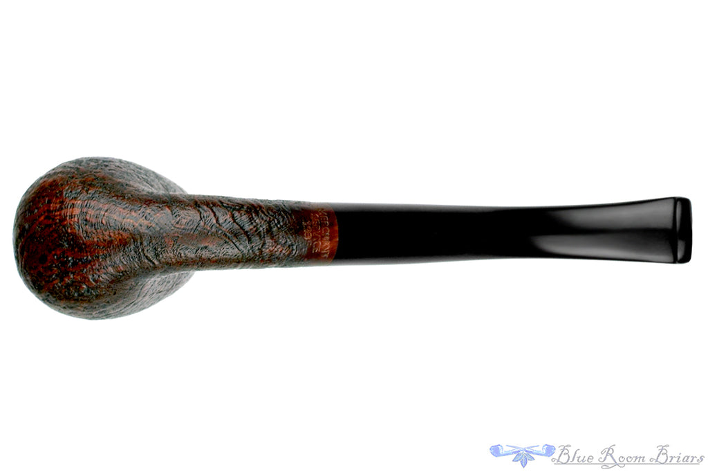 Blue Room Briars is proud to present this Merchant Service Pipe "1935" Sandblast Bent Billiard